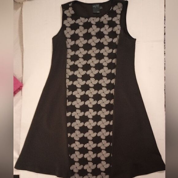 Gabby Skye gingham floral print A line dress - Picture 5 of 12